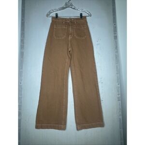 Rolla's Cinnamon Corduroy Brown High Rise Wide Leg Jeans | Tagged Size: 23